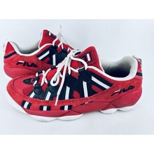 Fila Spaghetti High Jerry Stackhouse Red White Black Sneaker Shoe Men's Size 10
